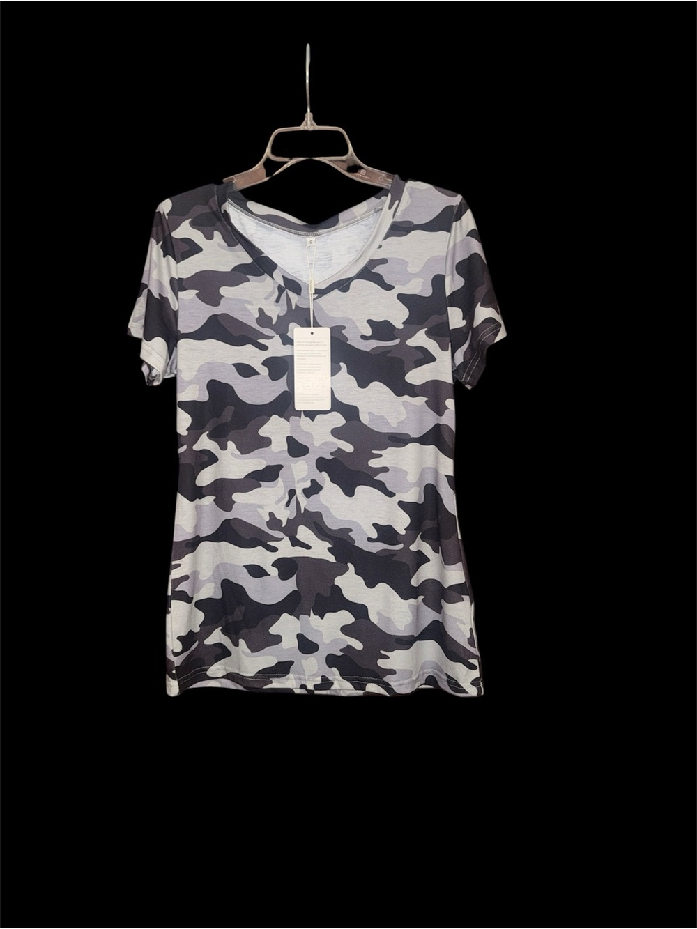 Gray & Black Camo Shirt